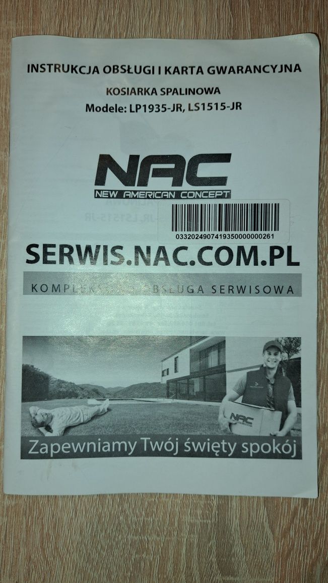 Kosiarka spalinowa NAC BRIGGS STRATTON 450E