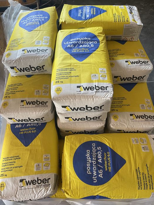 Posypka do utwardzania posadzek material do posadzek przemysłowych