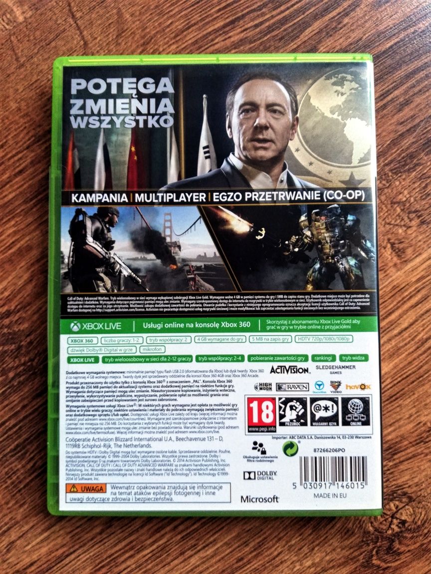 Gra Call of Advanced Warfare (PL) XboX 360