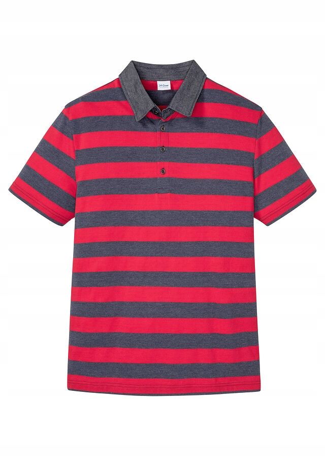 B.P.C koszulka męska polo jeansowy kołnierzyk S.