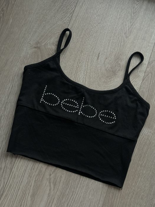 crop top koszulka na ramiaczkach bebe damska S