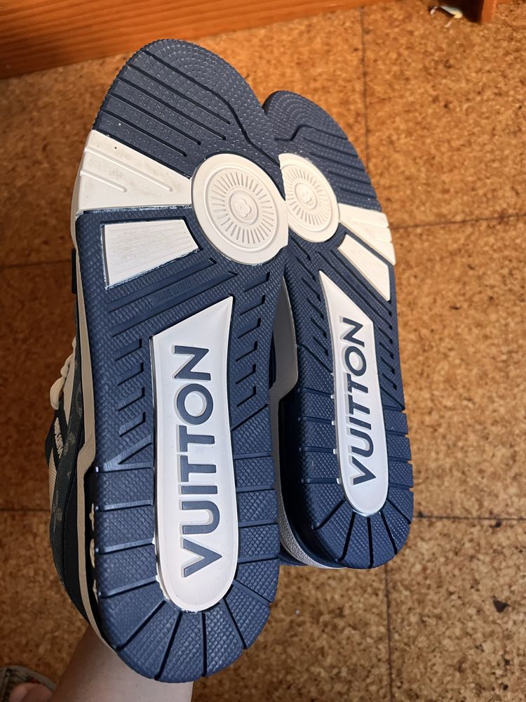 LV Trainer Denim Blue
