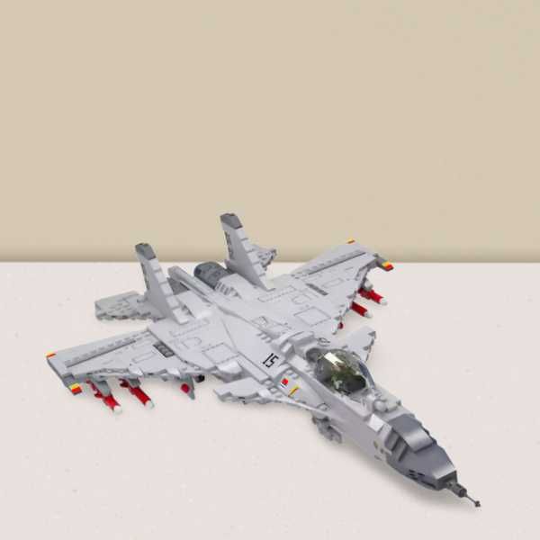 Nowe Klocki Jak Lego Bardzo Duży Myśliwiec J-15 2156 Elementów Pudełko