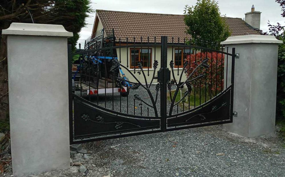 Brama dwuskrzydłowa wzór 24