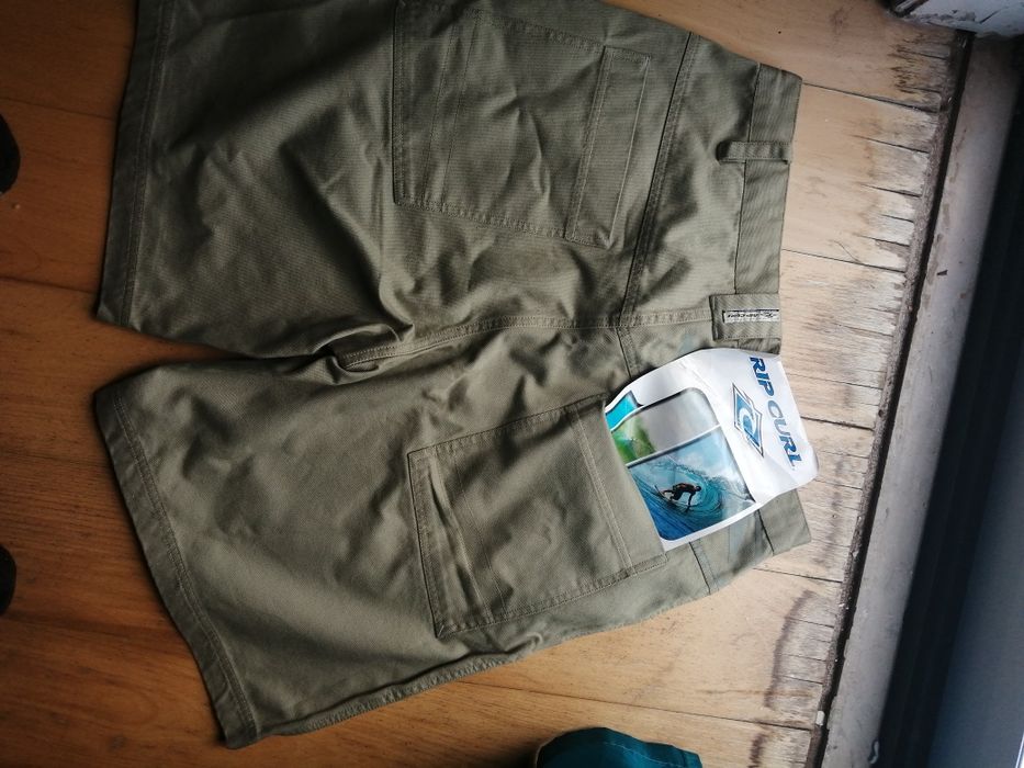 Calção rip curl, Médio, novo com etiqueta, bolsos de lado