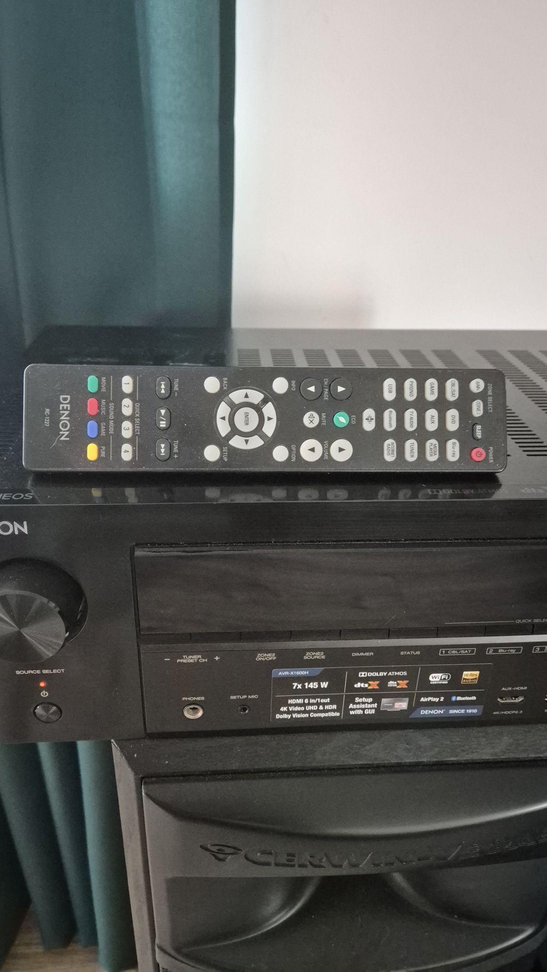 Wzmacniacz amplituner Denon Avr-X1600h 7.2