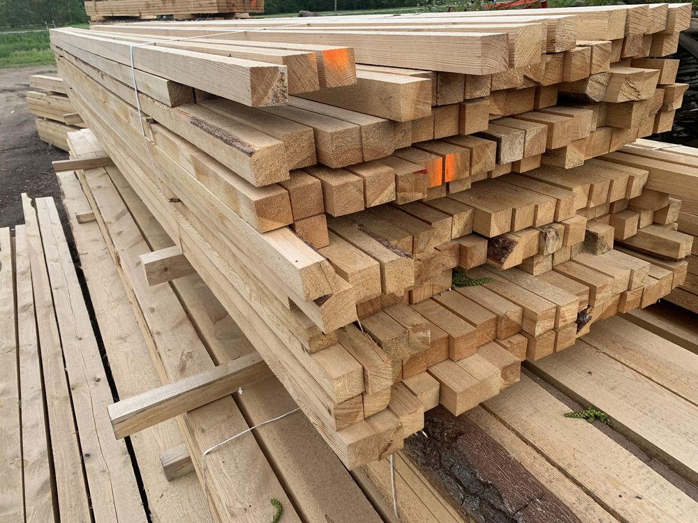Łaty dachowe budowlane, 5x4, 6x4, 6x3 drewno świerk impregnowane