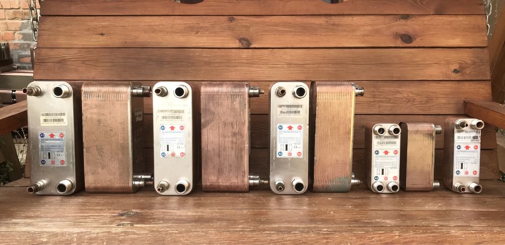 Теплообменники теплообмінники фріон-вода-воздух пластинчасті