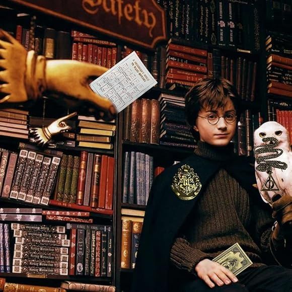 Harry Potter bilhete Hogwarts mapa salteador vira-tempo (8 peças)-NOVO