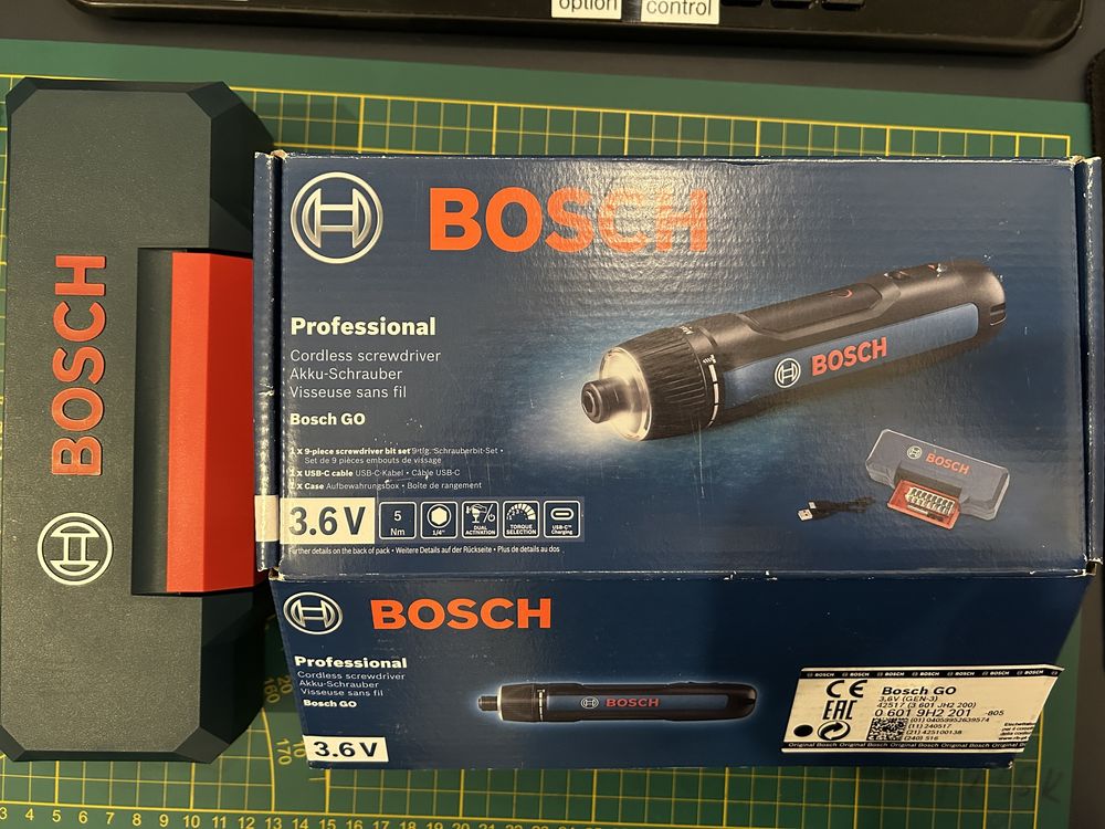 Bosch Profesional  GO 3,6V Mało używany 0 601 9H2 201 wkrętak 2.5/5Nm
