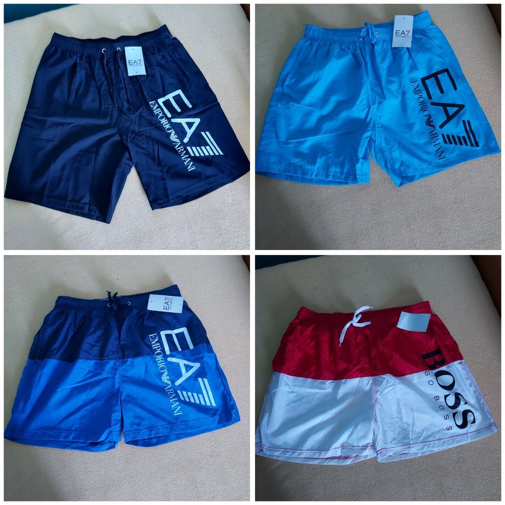 Spodenki. Armani EA7. Hugo Boss. M.L.XL. XXL.
