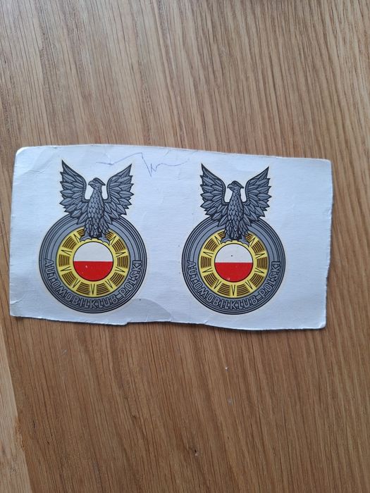 Naklejka wodna Automobilklub Polski