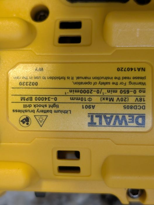 Tanio nowa wiertarko wkrętarka akumulatorowa DeWalt