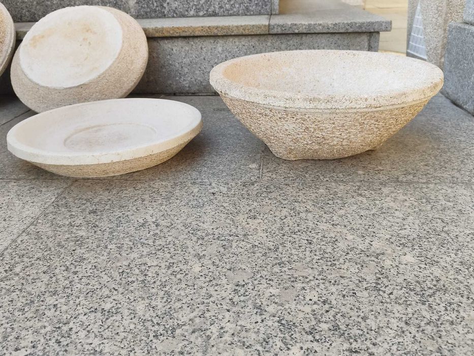 Floreiras de exterior de betão e marmorite