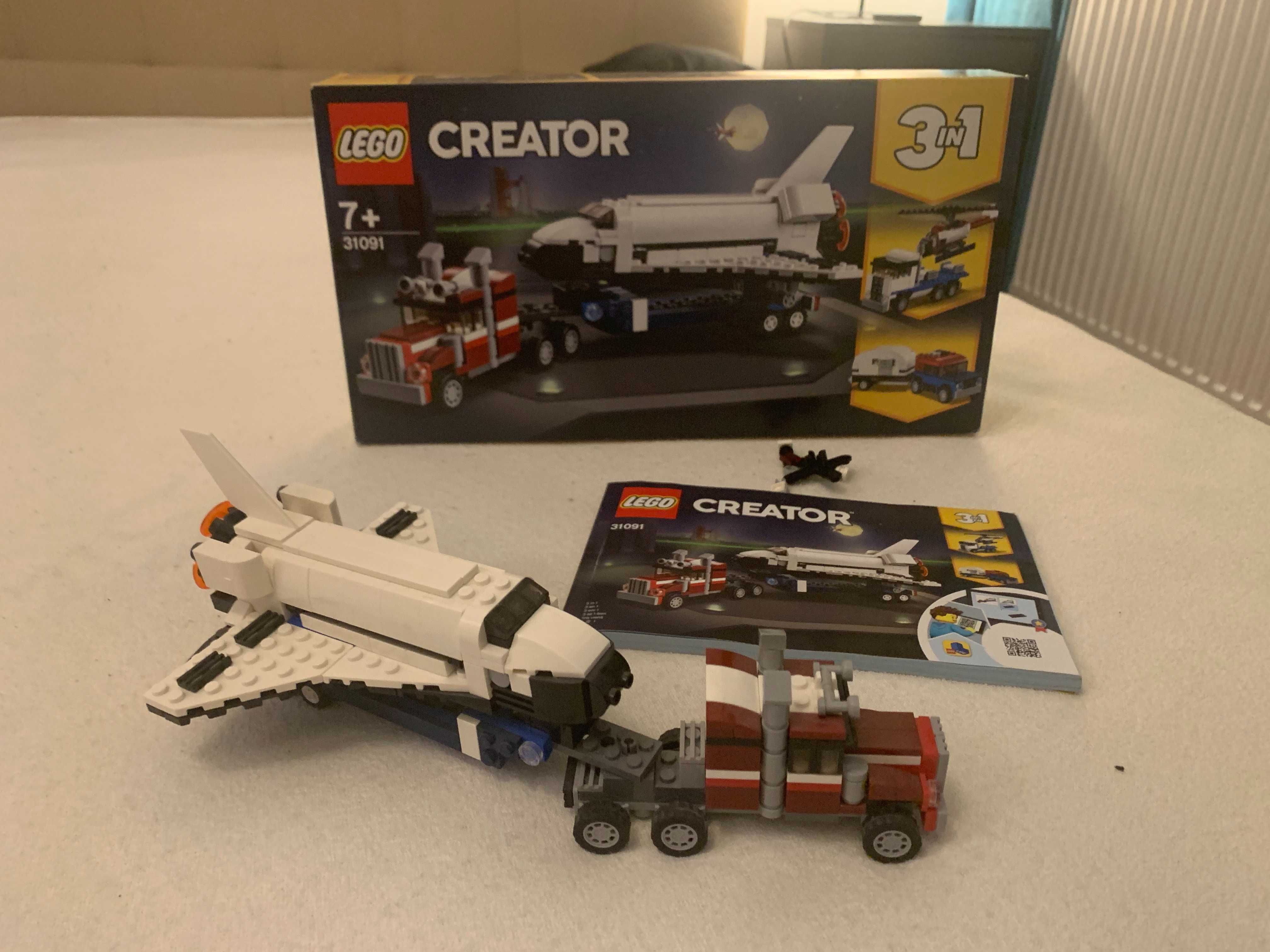 Klocki Lego Creator 3w1 Transporter promu kosmicznego 31091-promocja