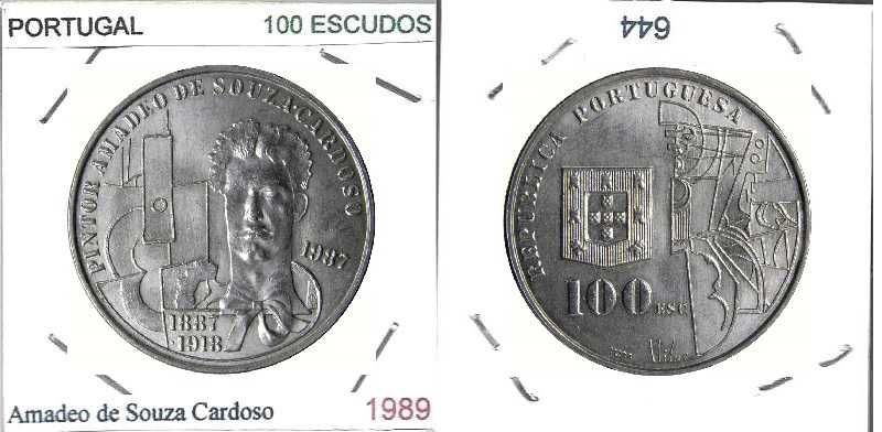 Amadeo de Souza Cardoso - - - 100$00 - 1987 - - - - - Moeda