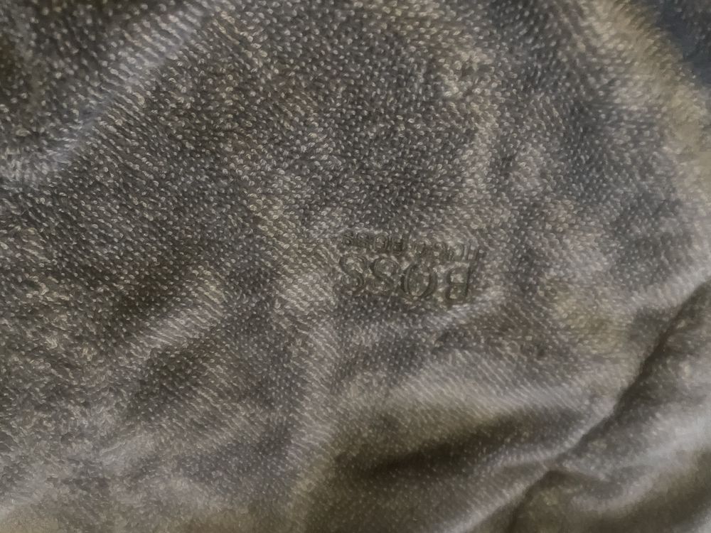Piękny gruby długi porannik hugo boss xl szlafrok