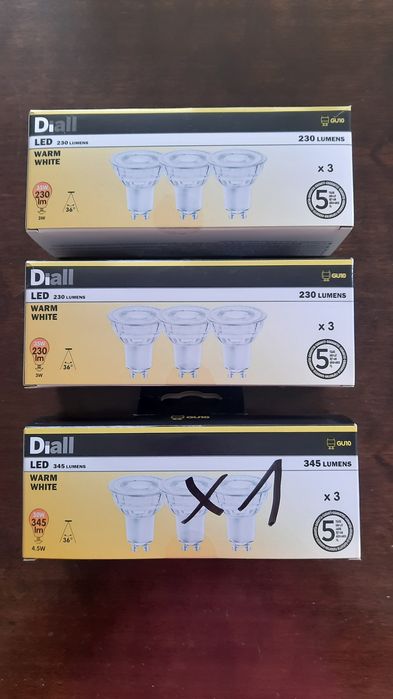 Żarówki LED 4,5W NOWE 7szt