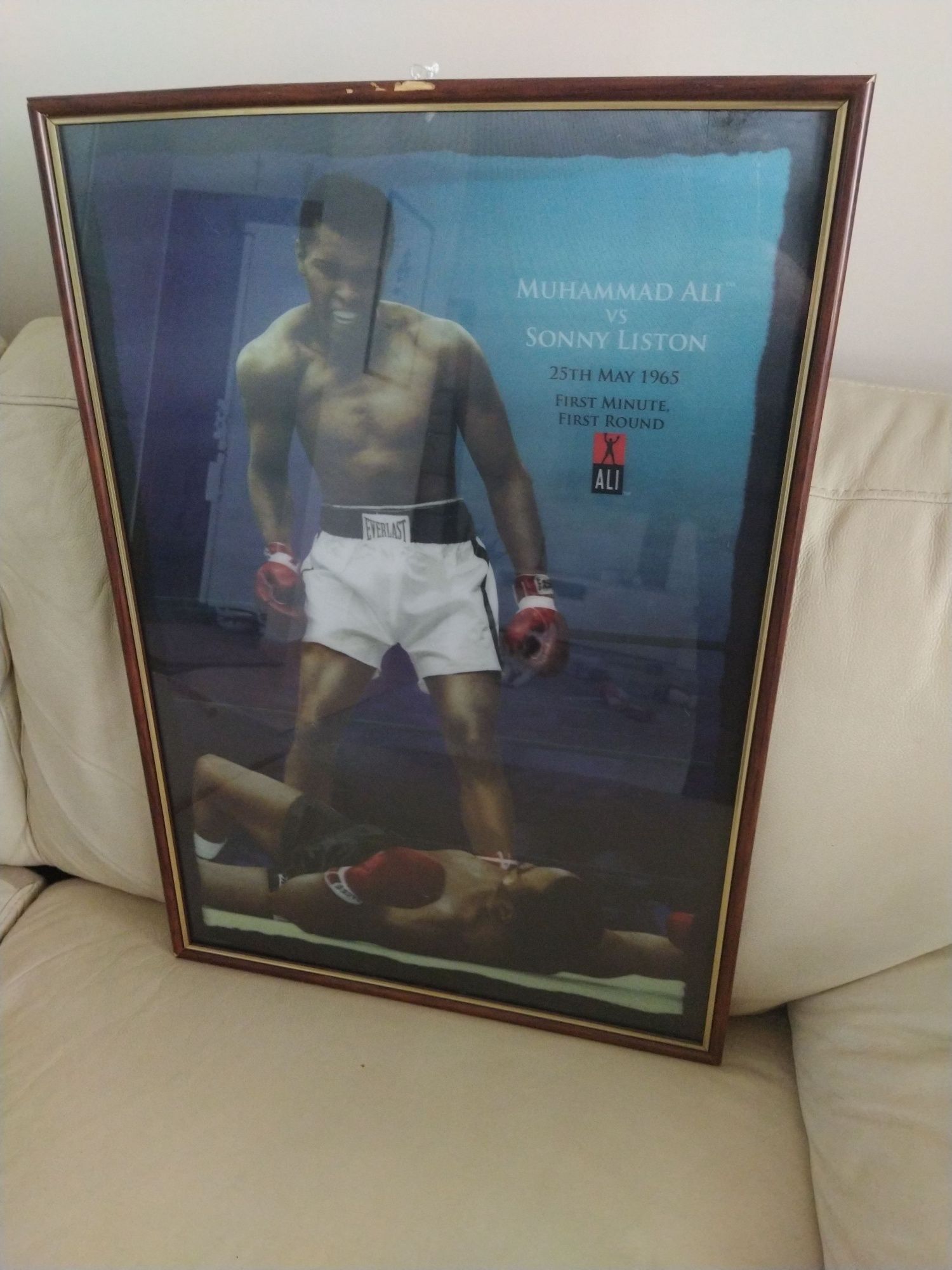 Plakat za szkłem MUHAMMAD ALI