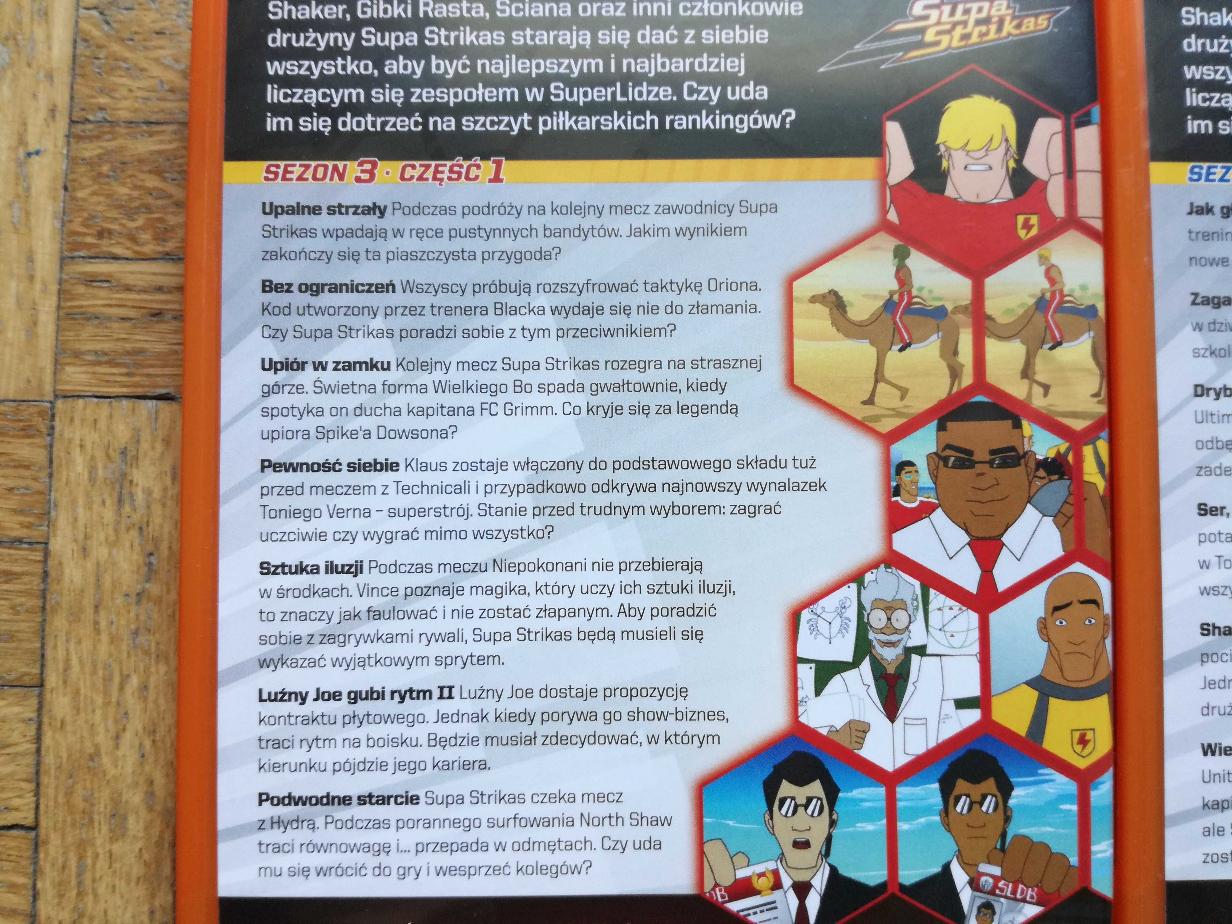 Supa Strikas, sezon 3, część 1 i 2, DVD