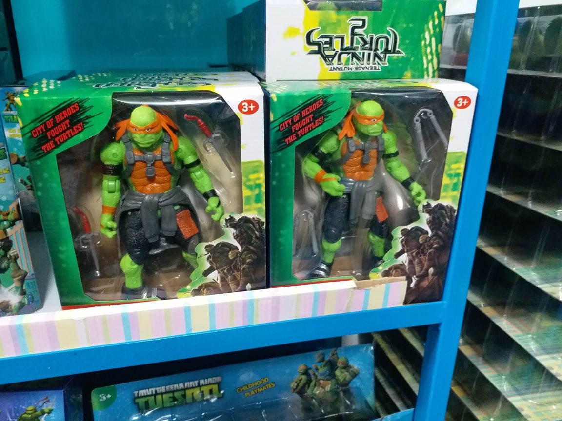 Zestaw figurka żółwie ninja dla dzieci