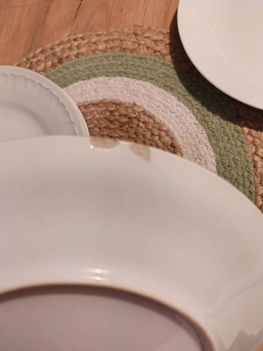 Talerze płytkie obiadowe Bogucice