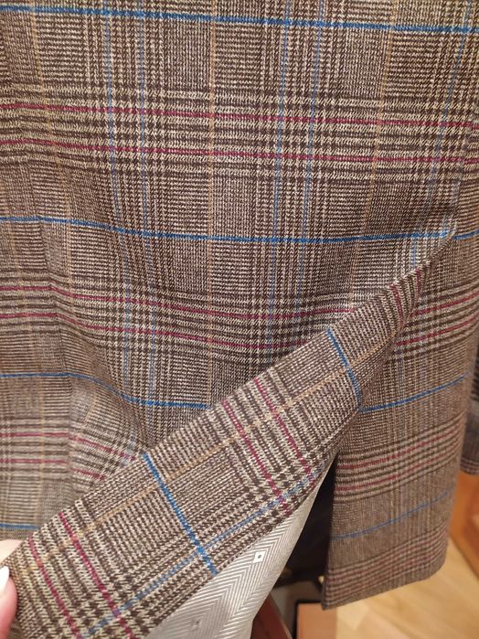 Піджак чоловічий фірма Арбер, напівшерсть, клітинка