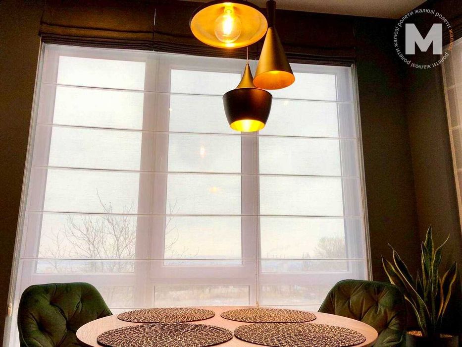 Рулонные шторы, тканевые ролеты, жалюзи день ночь, стильное решение