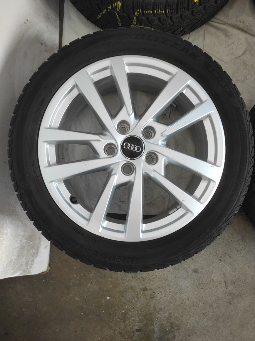 15 Koła Felgi aluminiowe ORYGINAŁ AUDI R 17 5x112 otwór 57,1