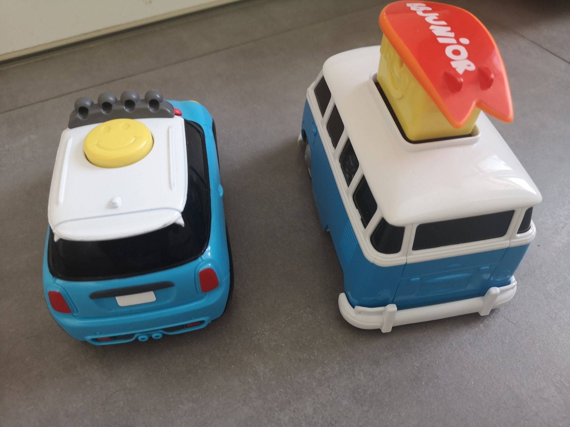 2 auta BBurago Junior : Mini Cooper i VW Volkswagen Samba