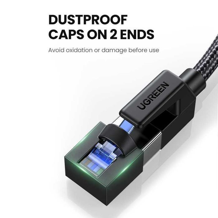 Кабель для роутера cat 8 Ugreen Ethernet патч-корд lan провод 5 - 20 м