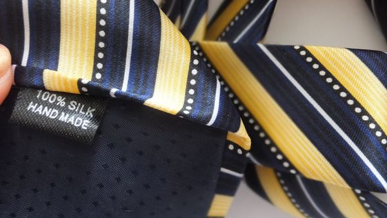 статусный стильный элегантный шелковый галстук ручной работы Xiongdi