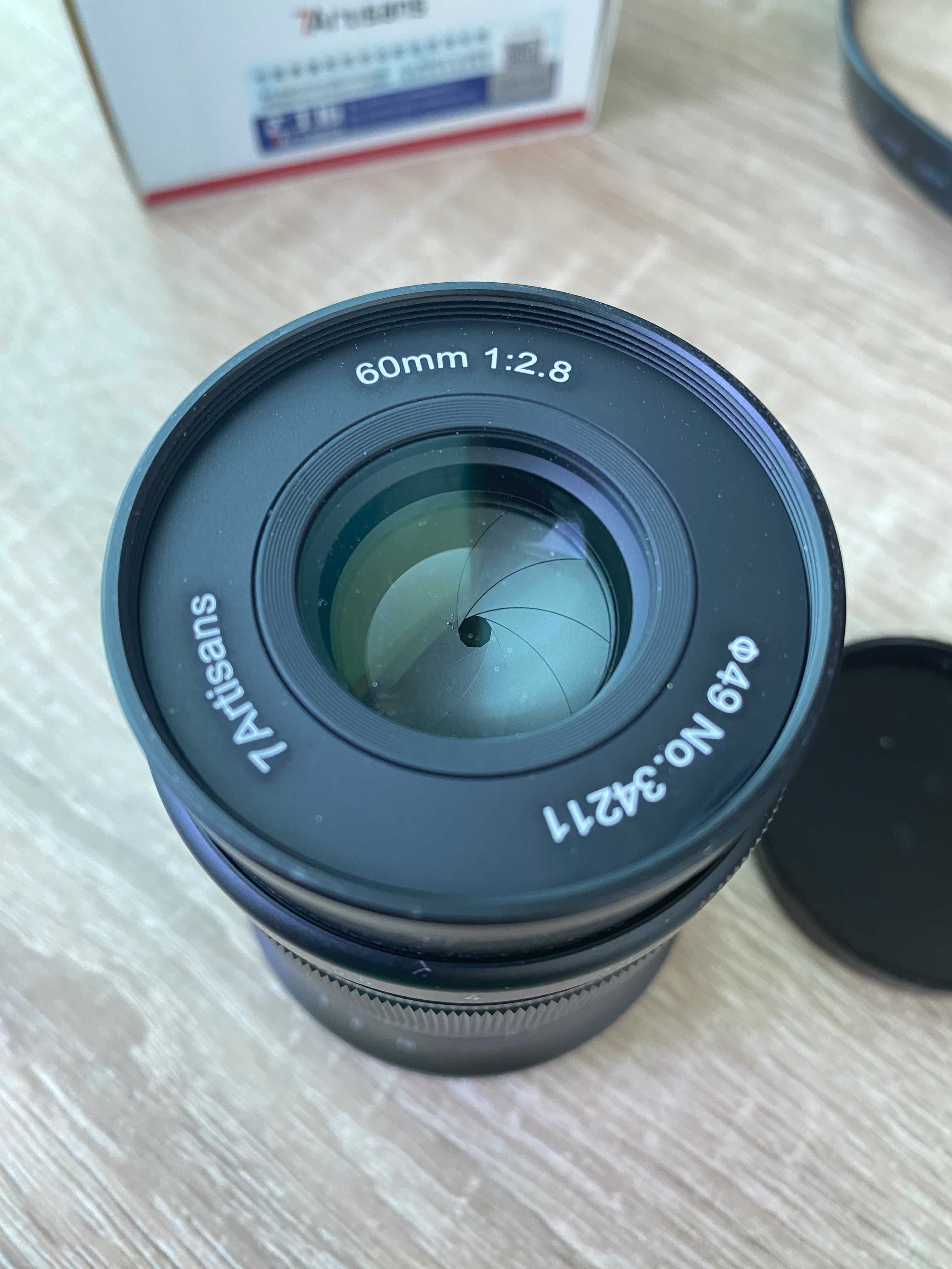 Об'єктив 7Artisans 60mm f/2.8 II Macro Canon EF-M