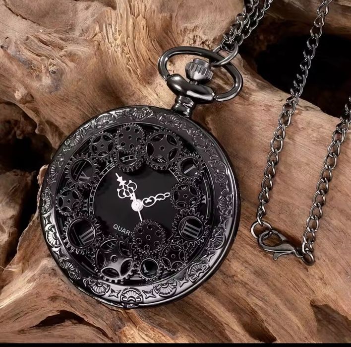 Zegarek Kieszonkowy Steampunk na łańcuszku