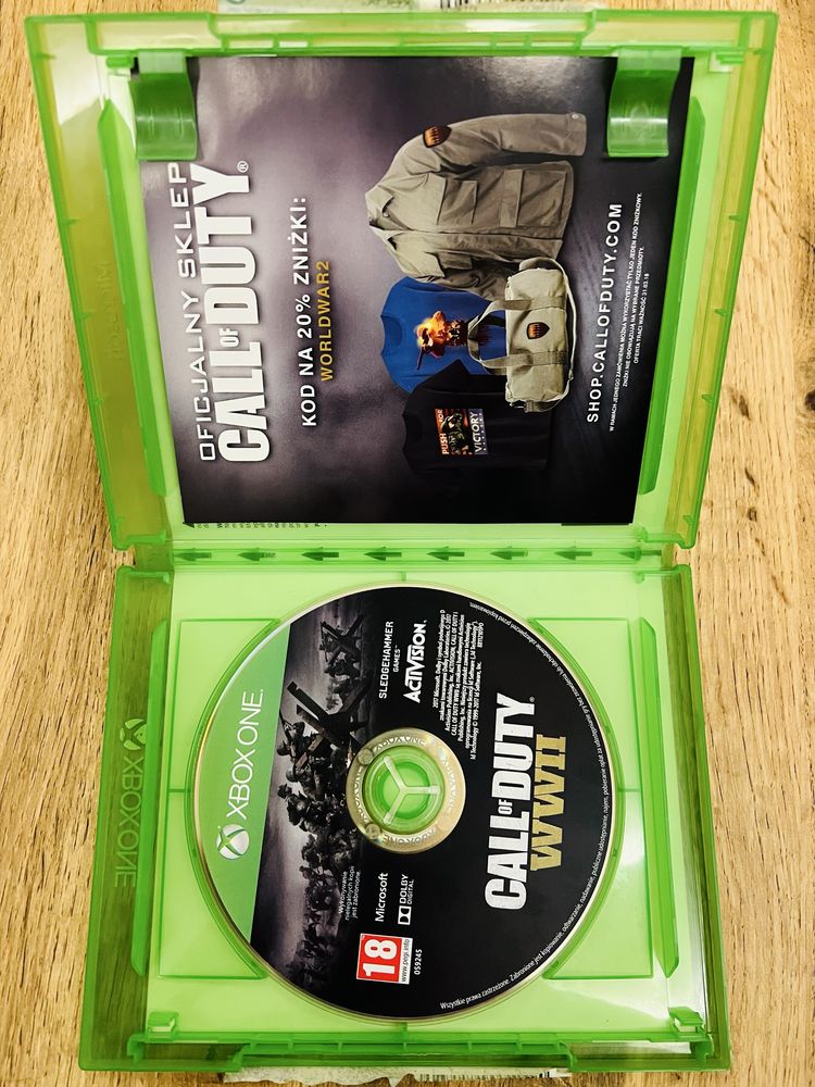 Gra Xbox One Call of Duty WW II Śliczna Po Polsku !!!