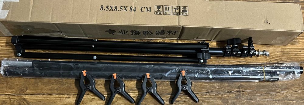 Statyw fotograficzny do tła, ścianka  max 180cm