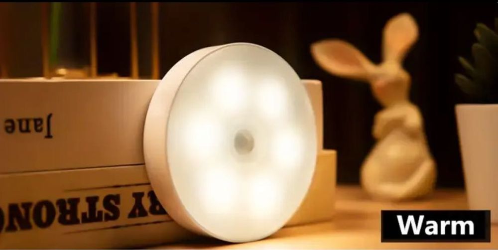 Lampa LED – nocna, bezprzewodowa, wyposażona w czujnik ruchu