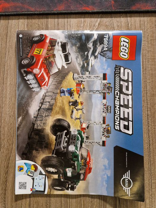 LegoSpeedChampions 75894 Mini Cooper kompletny+instrukcja+pudełko