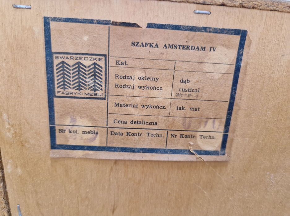 Szafka komoda z szufladami Amsterdam