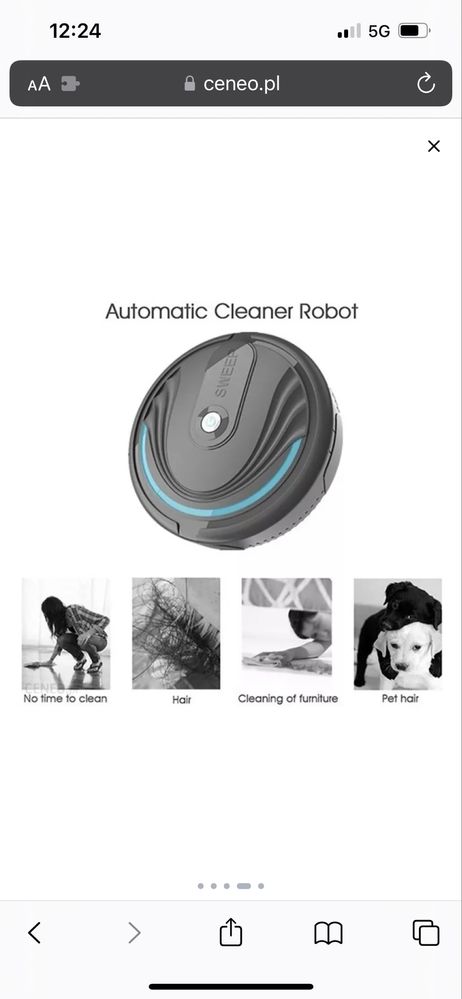 Odkurzacz automatyczny SWIPE - tani iRobot Roomba
