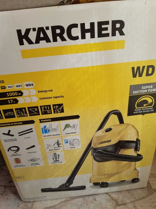 Odkurzacz Karcher WD3, NOWY