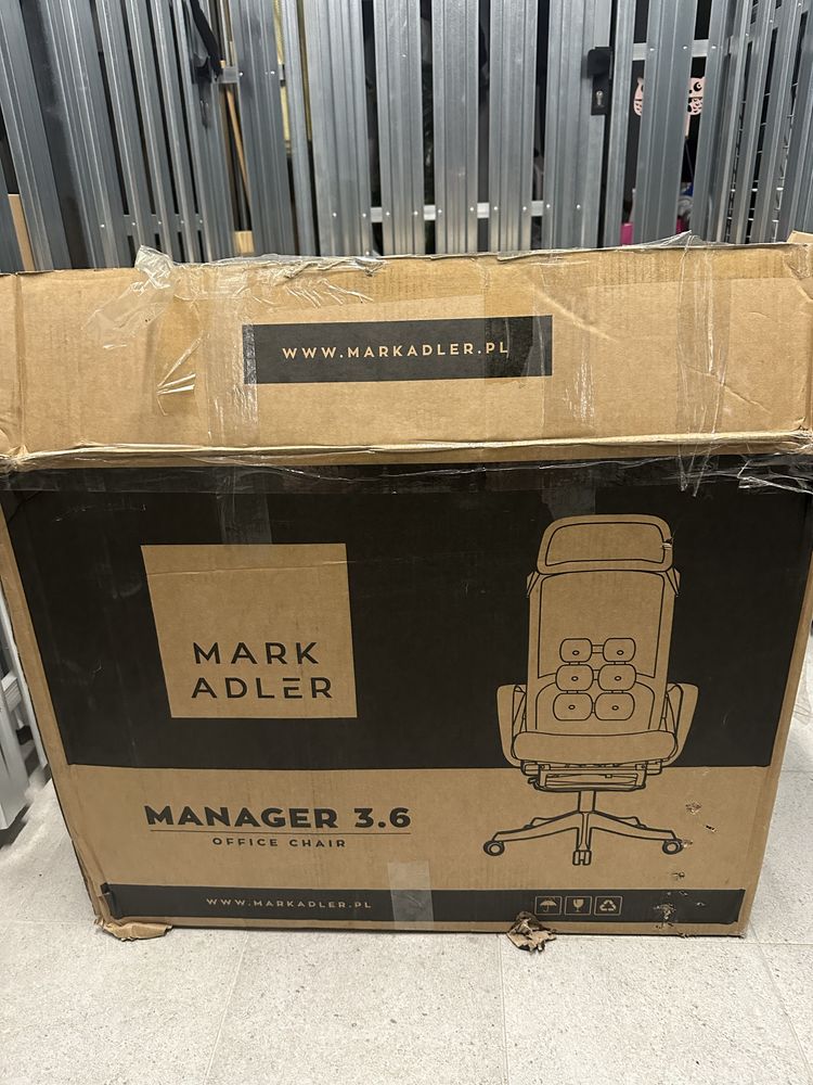 Fotel ergonomiczny Mark Adler Manager 3.6 Grey