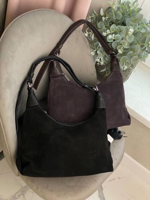 Сумка замшева жіноча