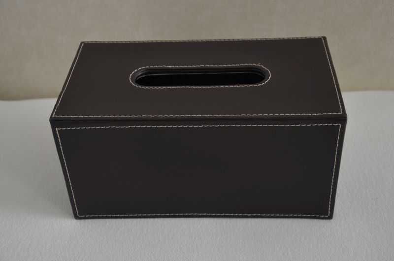 Pudełko podajnik pojemnik na chusteczki higieniczne etui eko skóra
