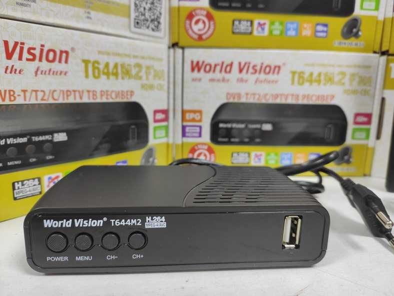 Приставка Т2 тюнер Т2 ресивер Гаранти WV T644M2 FM YouTube MeGoGo IPTV