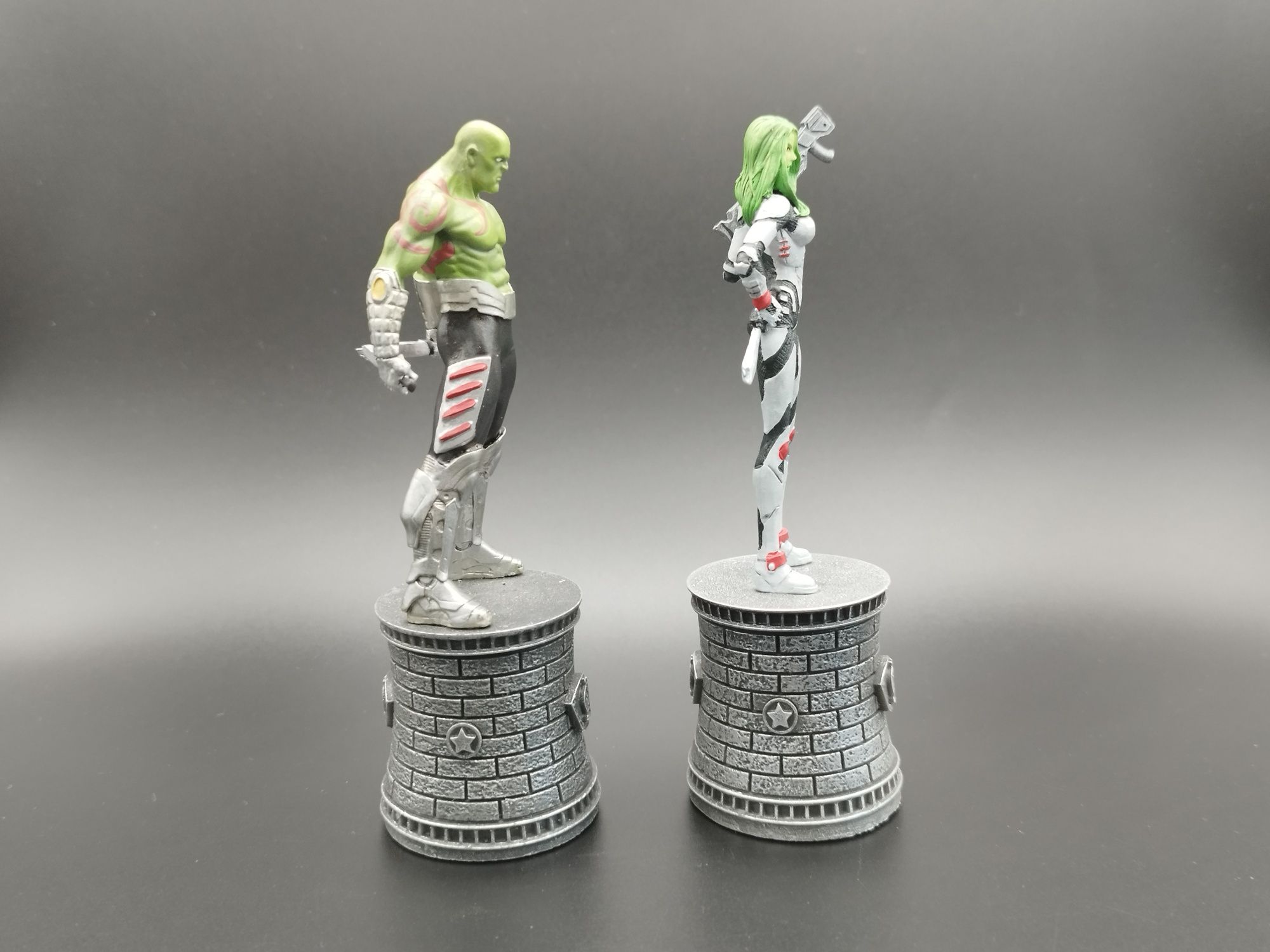 Zestaw 2 figurek Marvel Szachowe Gammora i Drax ok 13 cm