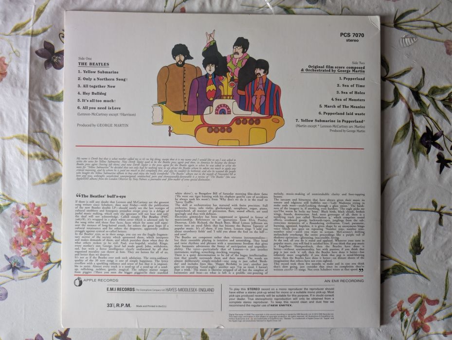 Платівка The Beatles Yellow submarine