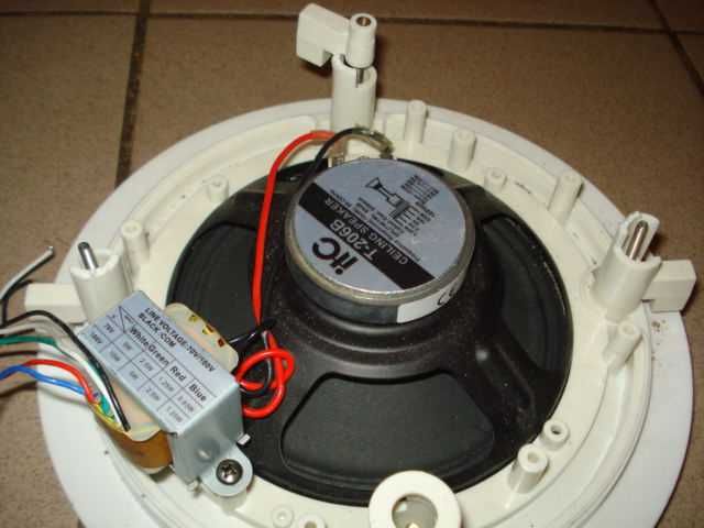 GŁOŚNIKI ITC T-206B 10W 100V DWUDROŻNY , Używwane.