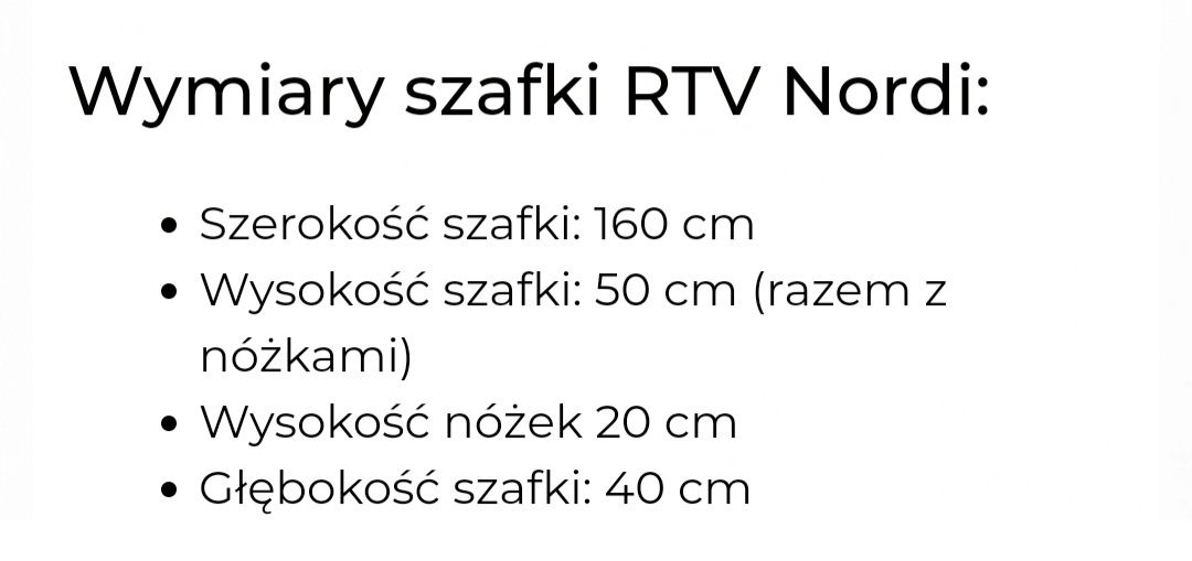 Szafka rtv biała połysk + szyba hartowana