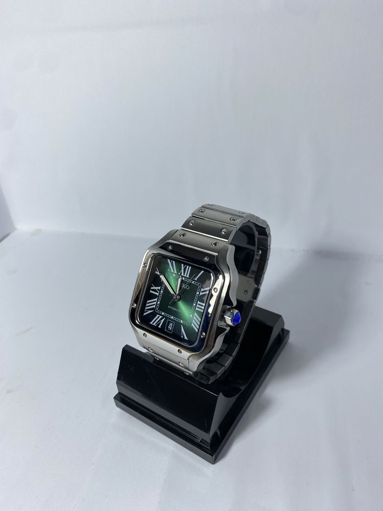 Zegarek automatyczny Seiko mod santos zieleń butelkowa  nh35 tanio!!